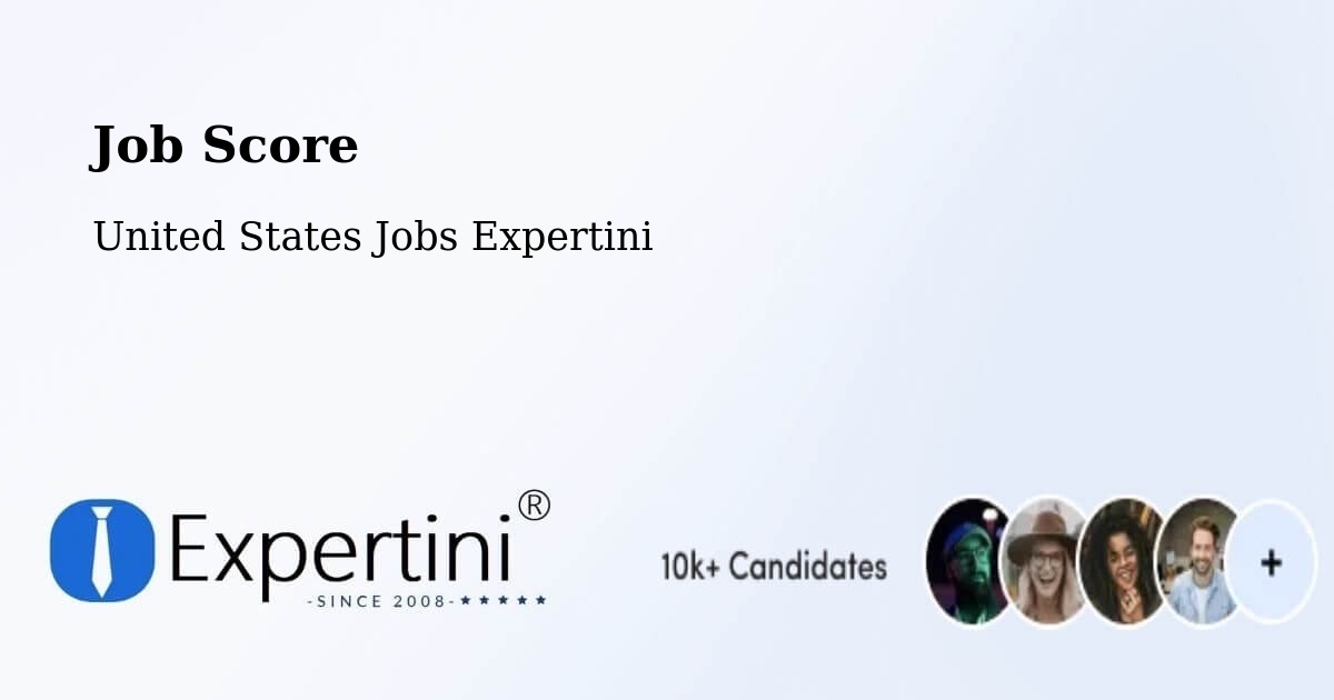 Job Score & Job Description Score Tool – Sturtevant - United States Jobs Expertini
