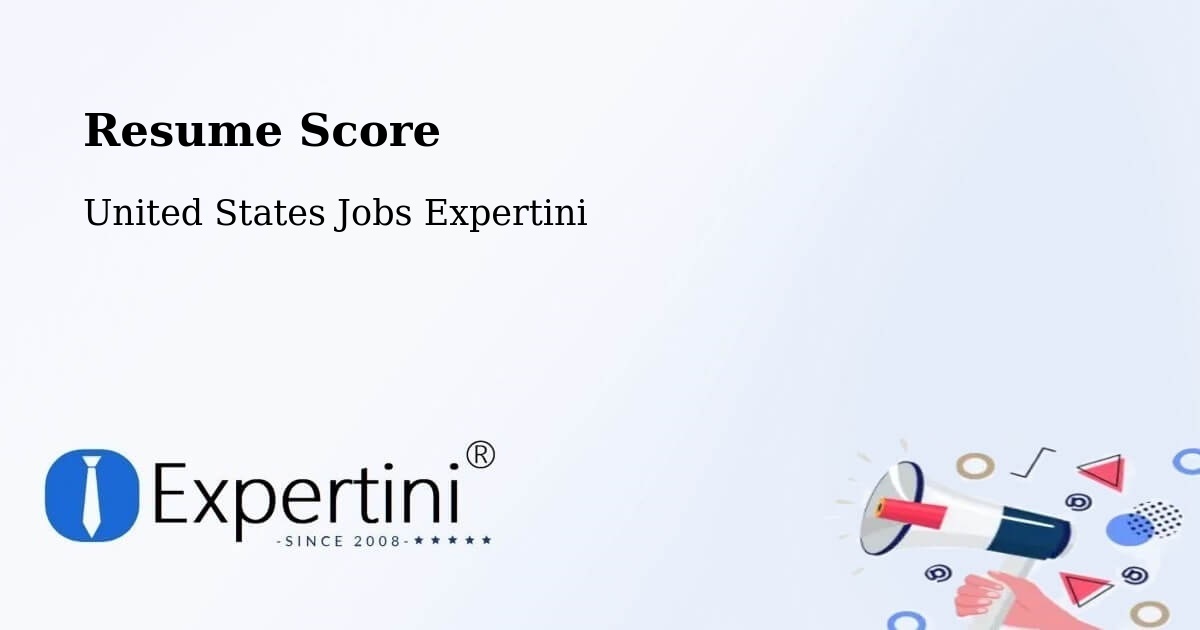 Resume Score & Job Description Match Tool – Sturtevant - United States Jobs Expertini